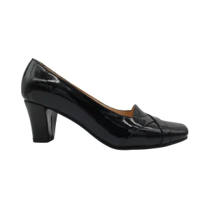 Zapatilla De Piel Con Charol Esther Zanetti Para Mujer 3372