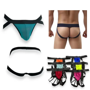 Tanga suspensorio jockstrap de soporte unitalla caballero