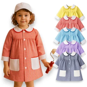 Bata pintora escolar infantil unisex