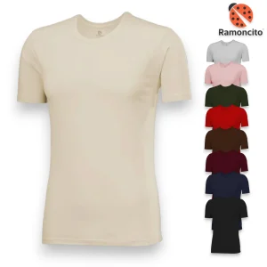 Playera cuello redondo manga corta varios colores caballero Ramoncito